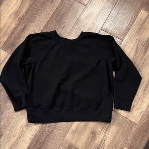 DKNY Jet Black Crewneck Sweatshirt